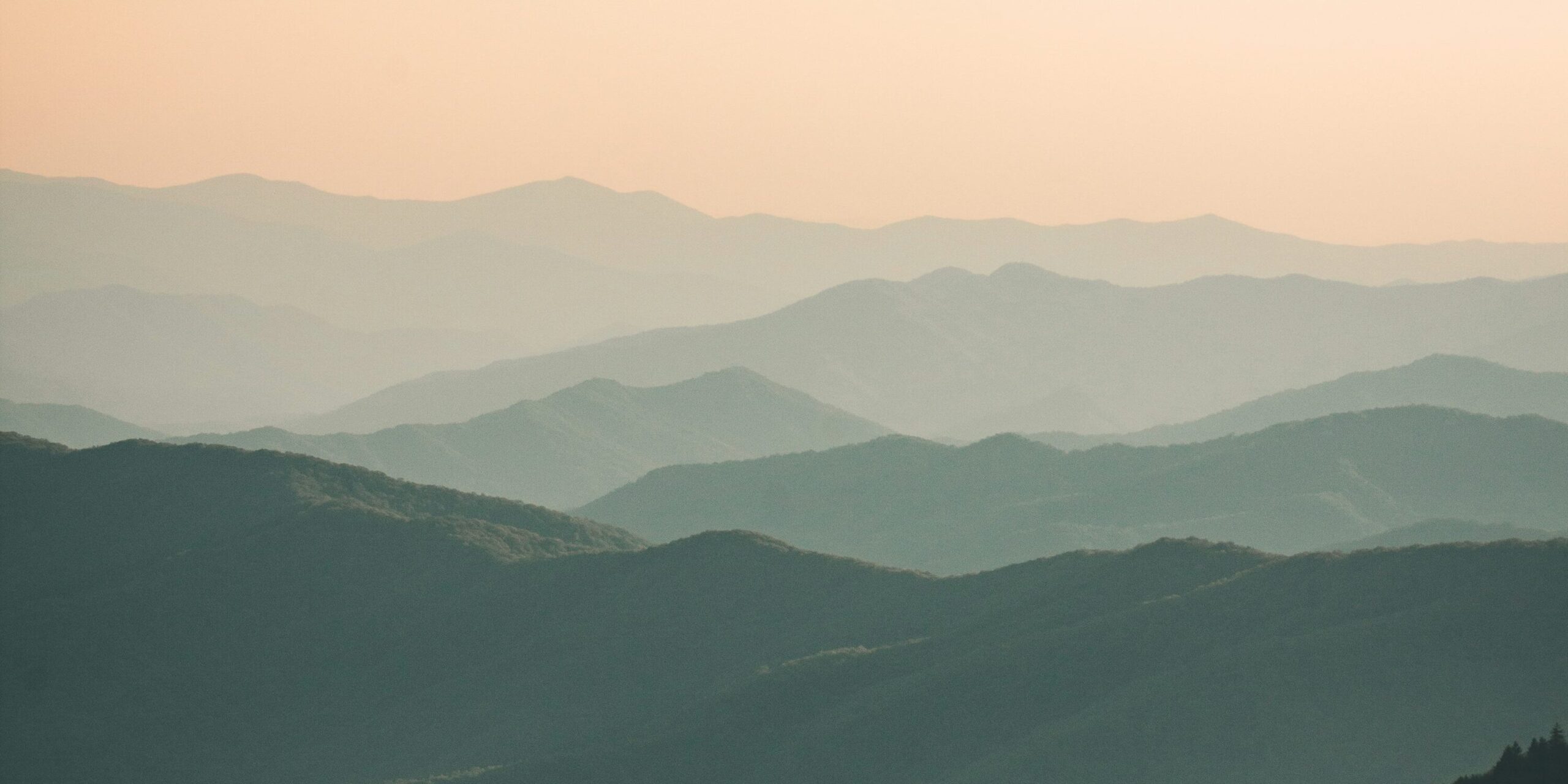 Mountains under white mist during daytime.