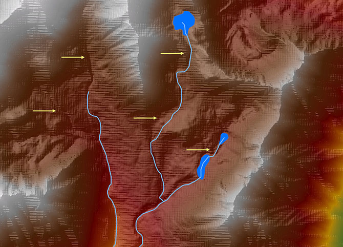 NHDPlus flowlines