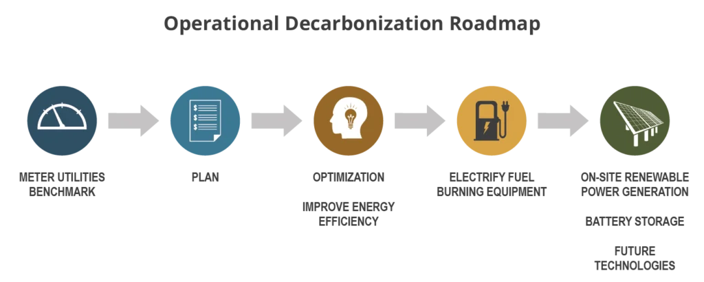 Decarbonization Roadmap Infographic