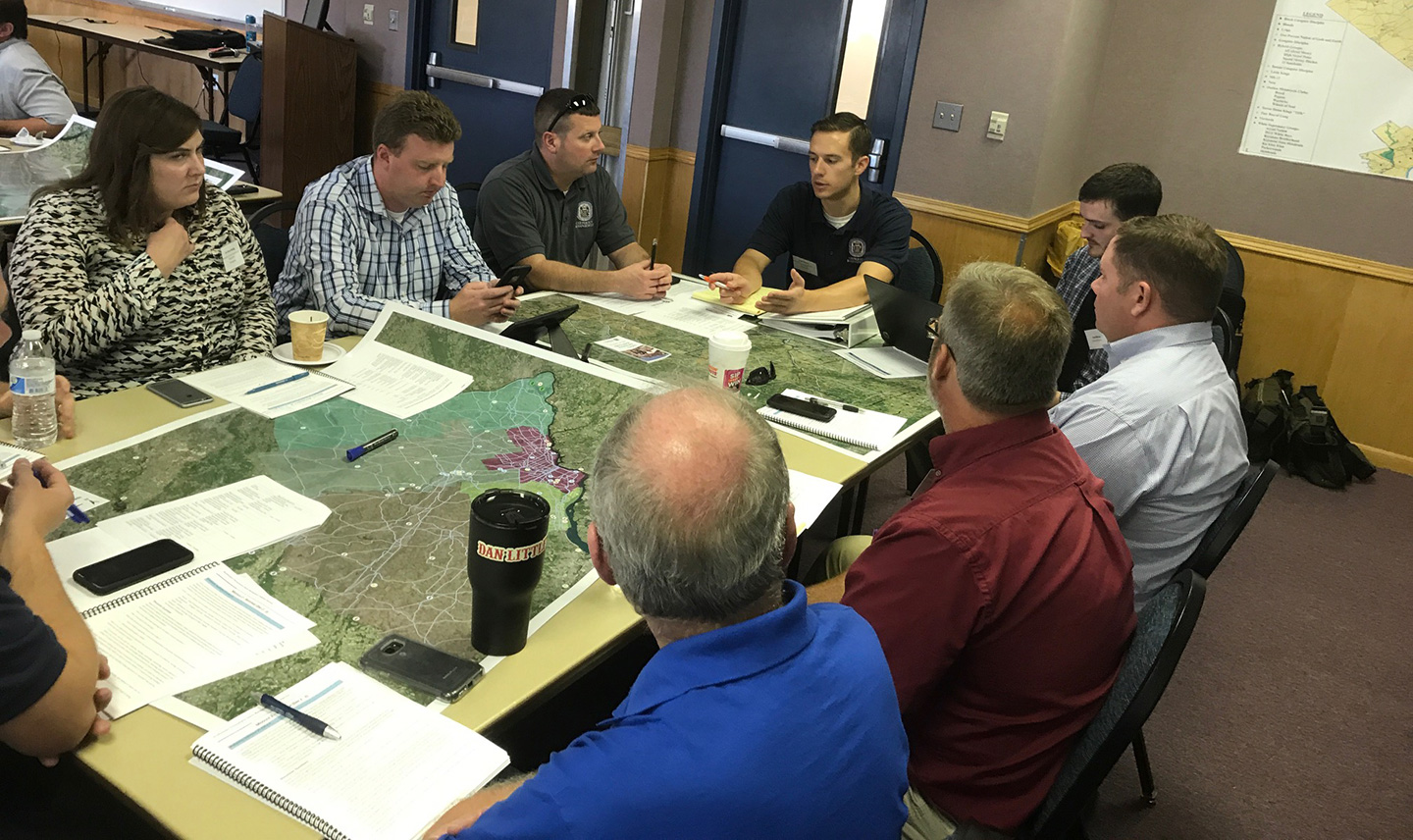 Emergency planning session