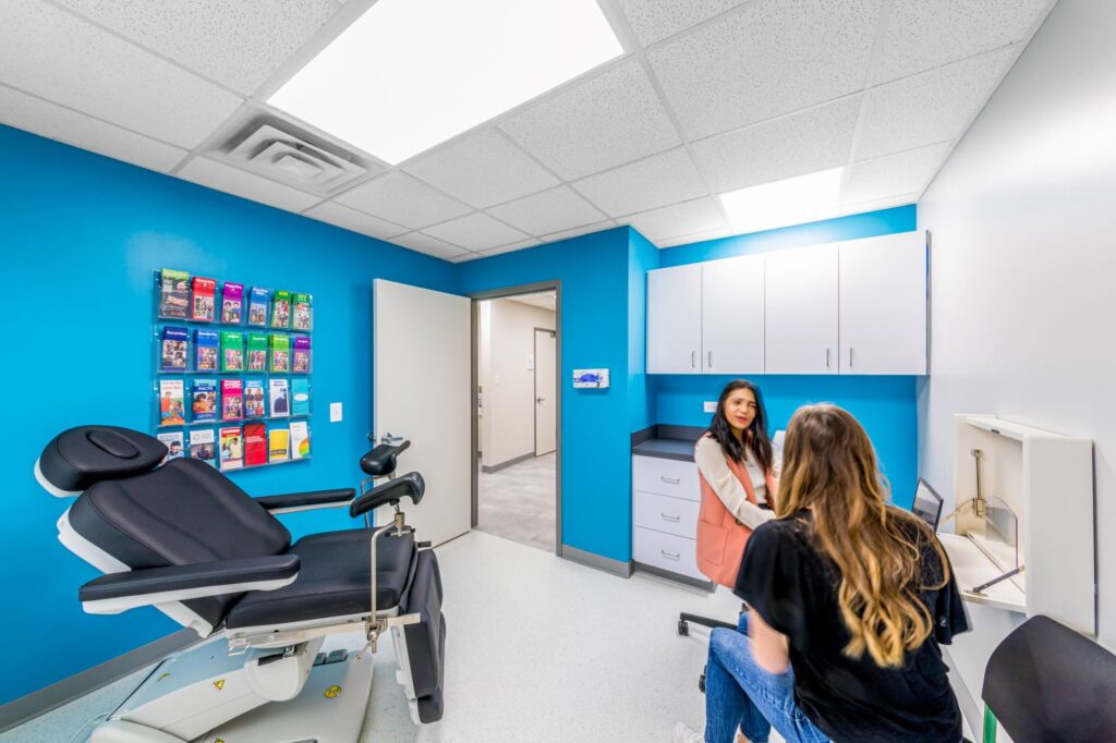 HOPE Testing Clinic Patient Room