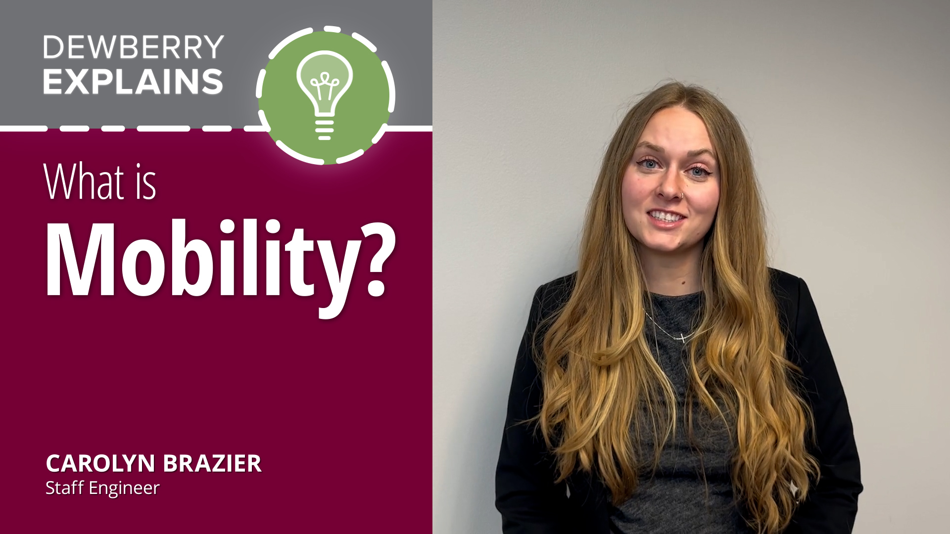 Dewberry Explains: What is Mobility?