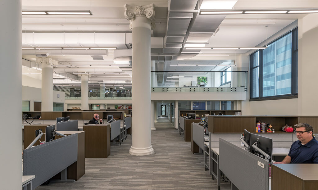 The design creates spaces that are fit-to-purpose to address the varying needs of individuals and teams.