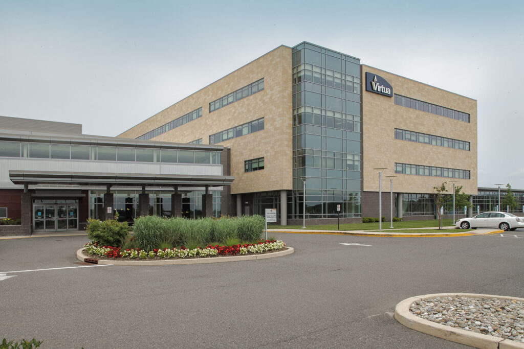 Virtua-Health-Facility We provided land development services including site plan design, regulatory agency permitting, and preparation of an Environmental Impact Statement for a Virtua Health facility in Washington Township, New Jersey.