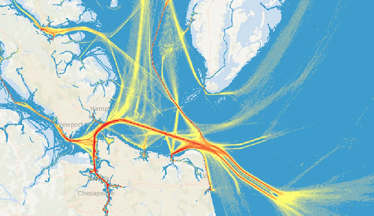 AccessAIS, a temporal geospatial app.