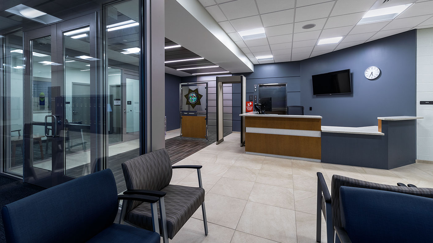 The facility’s lobby was one of several updated components of the facility.
