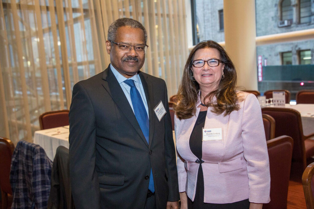 Eric Macfarlane, PE, M.ASCE, Deputy Commissioner, Infrastructure Division, New York City Department of Design and Construction, program speaker September 17, 2019.  Photo courtesy of Cliff Weissman Photography.