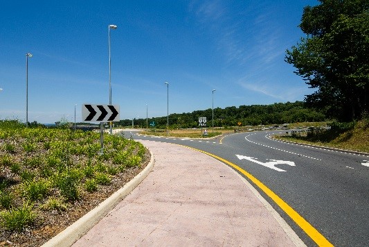 A priority of the project was the elimination of the at-grade crossings of Route 7 because of several accidents due to high travel speeds, limited visibility, and inattentive drivers.