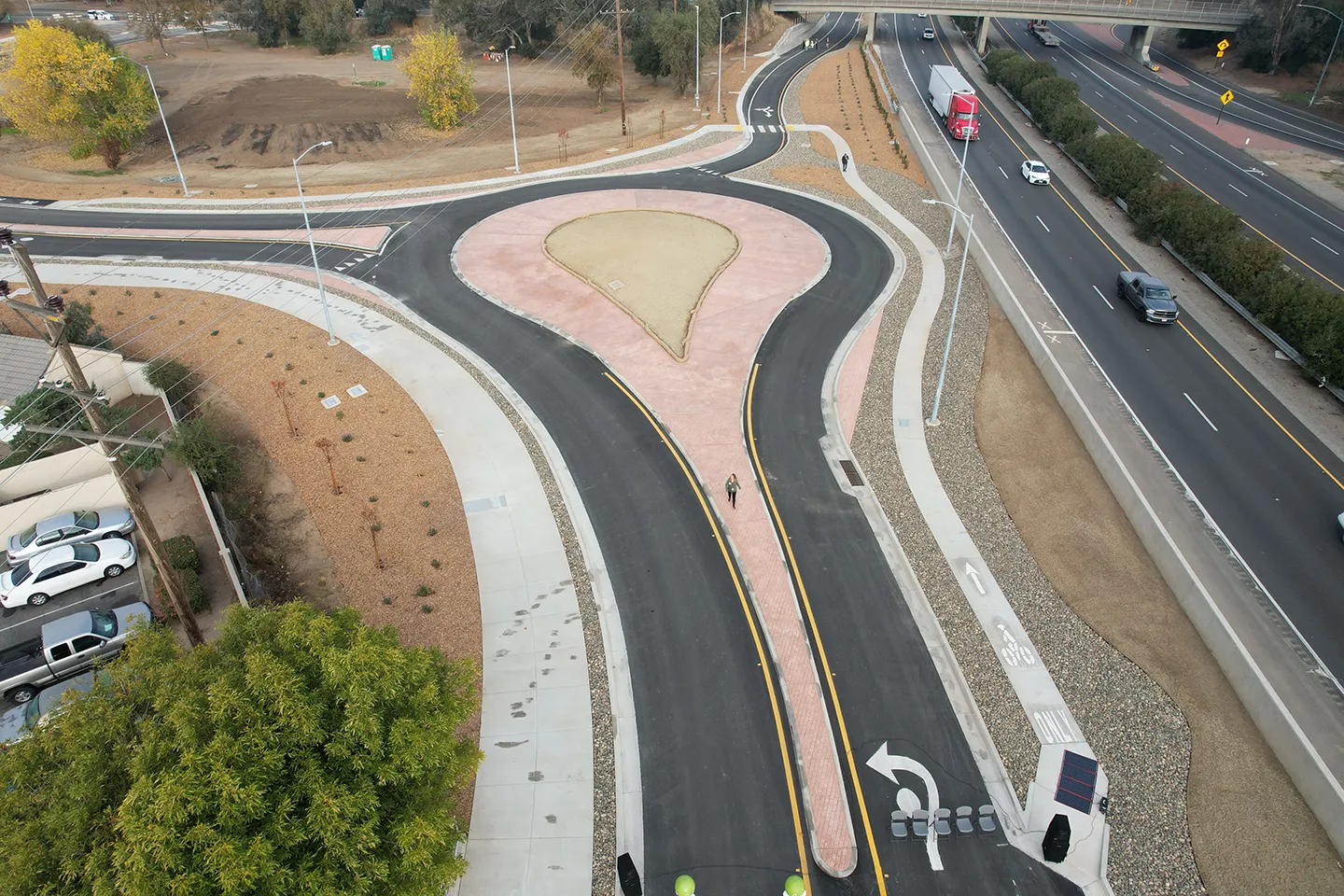 San Joaquin State Route (SR) 99 in Lodi, California.