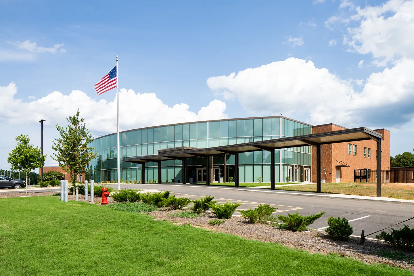Prior to designing the new Barlett Yancey High School, we helped the county secure a $15-million state grant for this project.