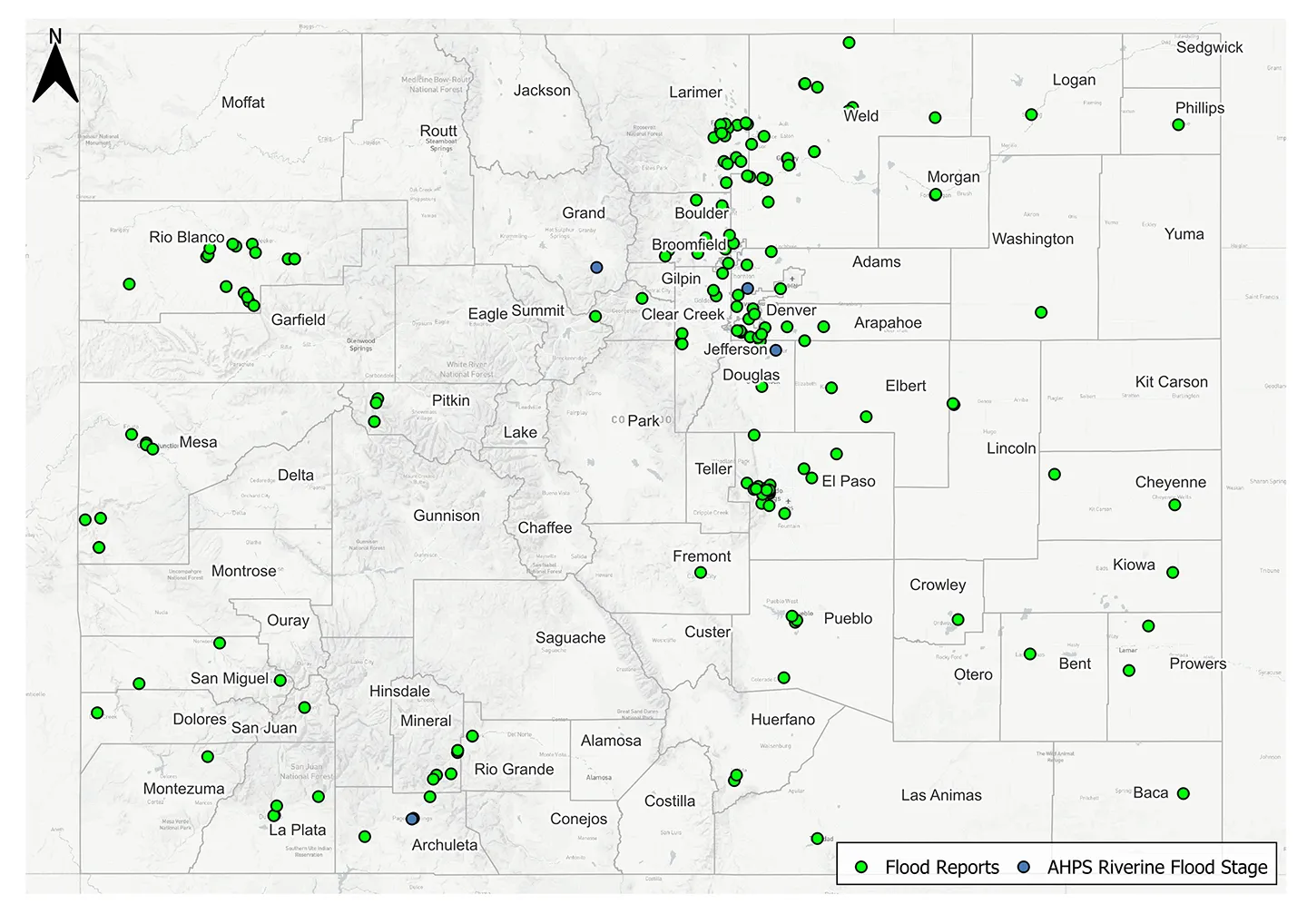 The 2025 flood report coverage demonstrates how widespread flooding is across Colorado.