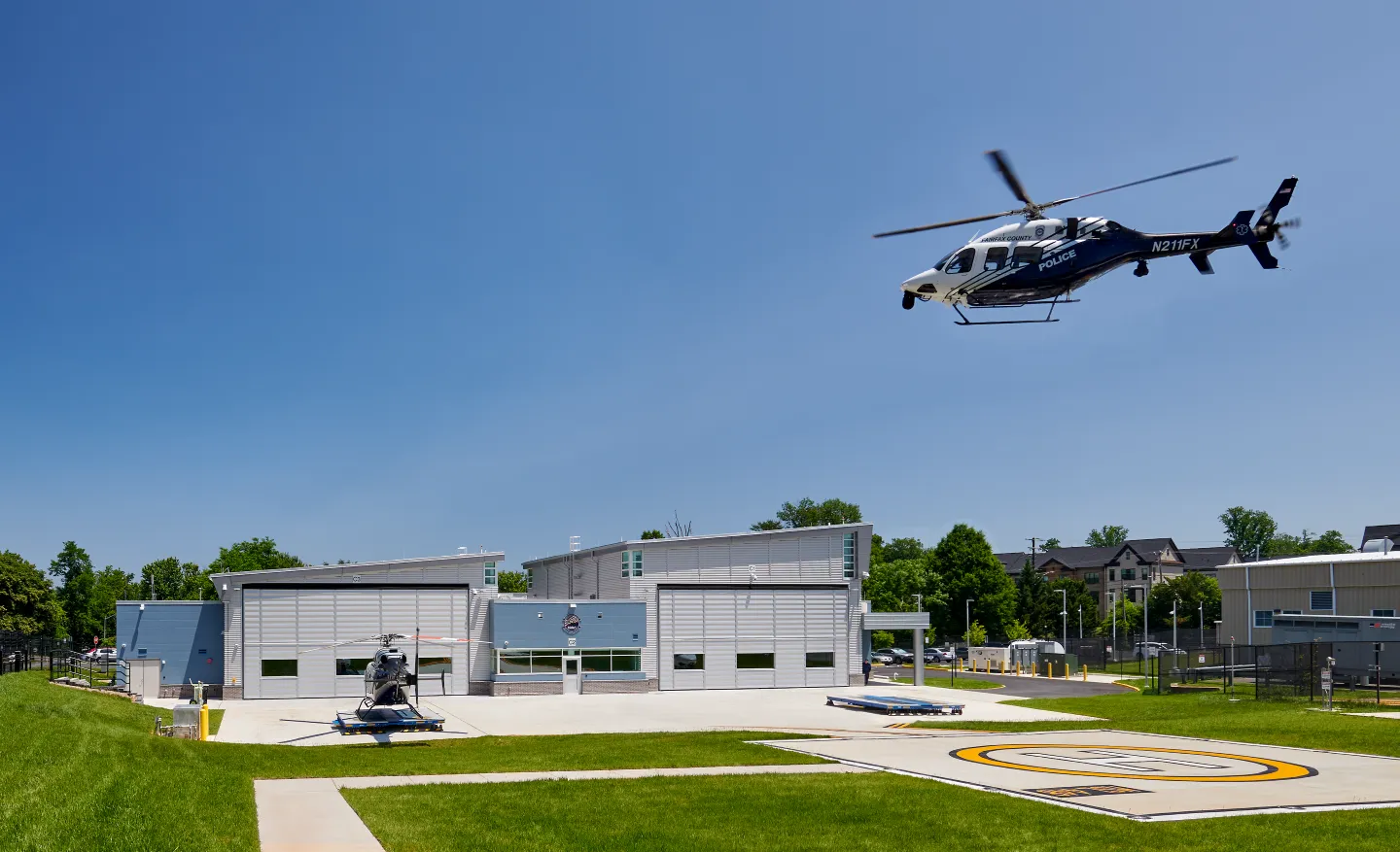 The facility completes over 150 helicopter missions per month and more than 80 medical evacuations per year.