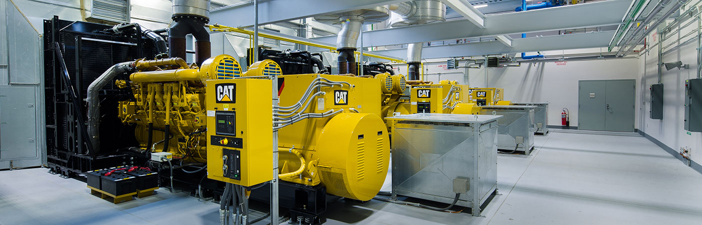 Three new 2,500 KVA emergency generators produce up to 7.5 million volt amps in the event of normal electrical supply failure.