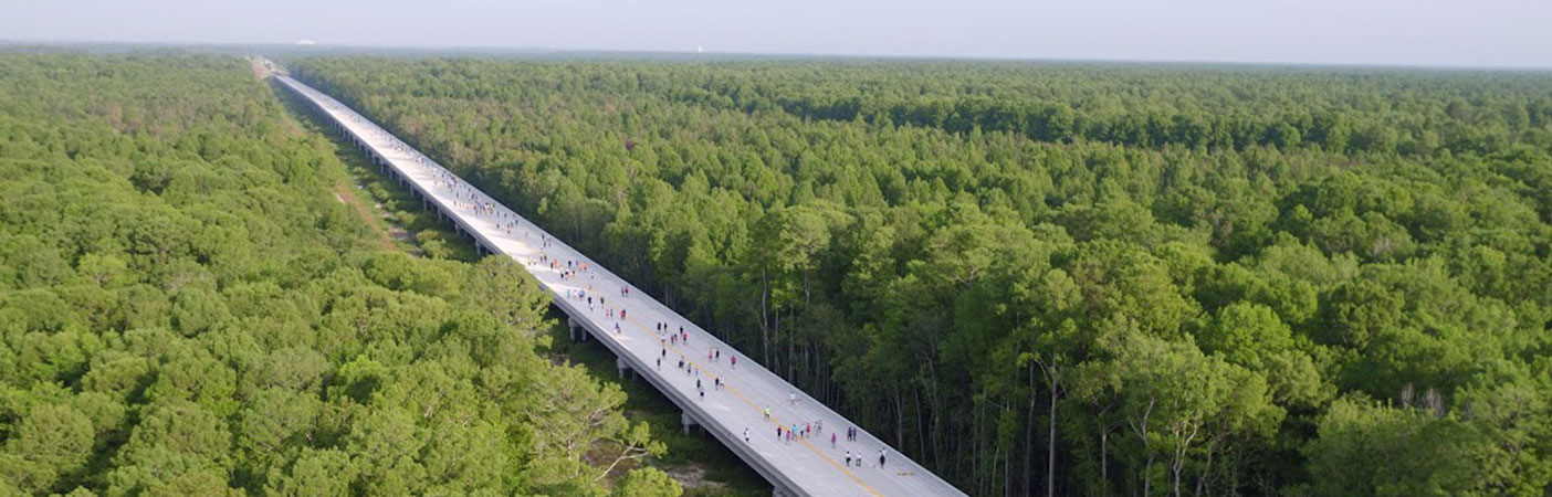 Spanning west across 3,500 acres of swampland, the parkway is part of a new transportation corridor. Image copyright Kissimmee/Osceola County Chamber of Commerce. Chris Lee, Greenlando Consulting, photographer.