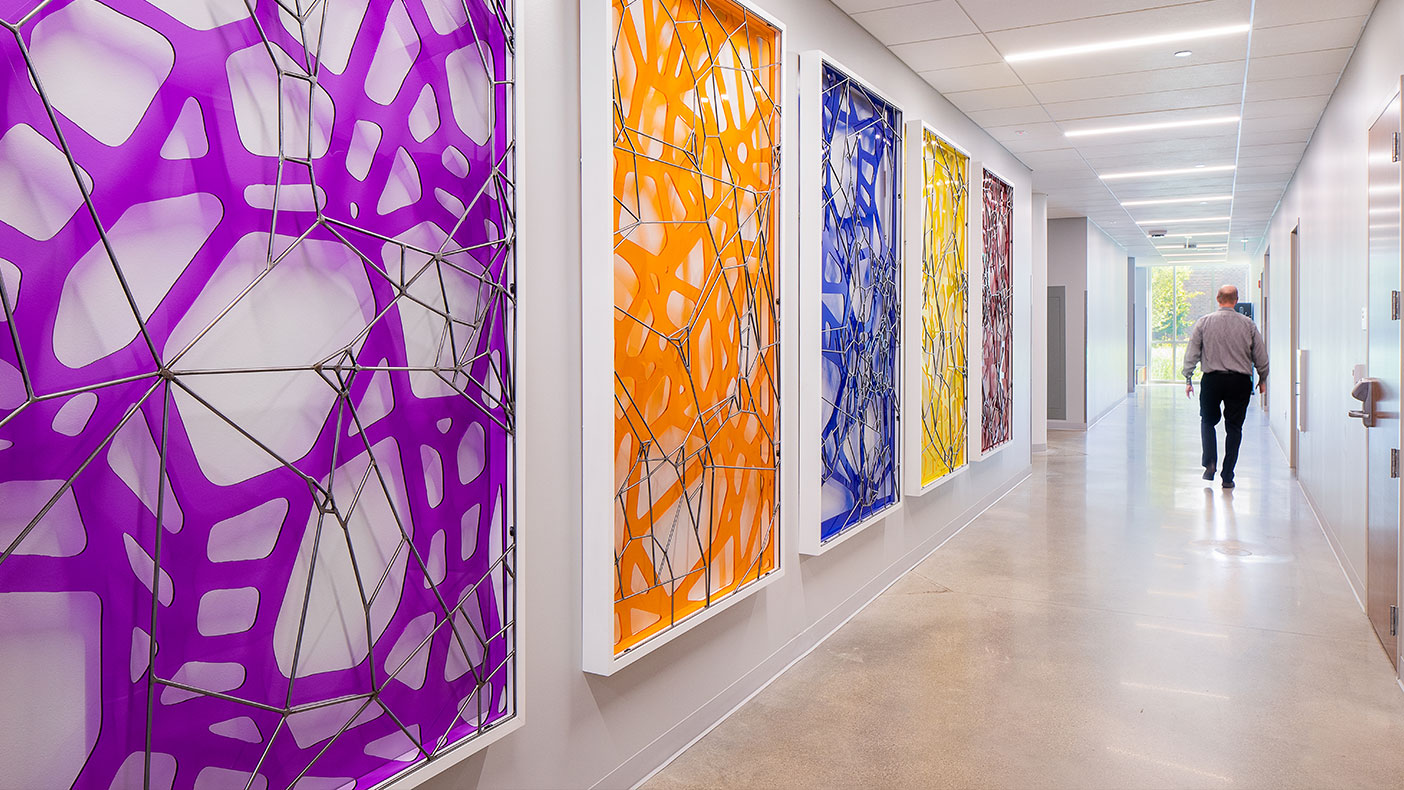 The Engineering Innovation Building is home to more than 50 administrative, faculty, and graduate-level research offices.