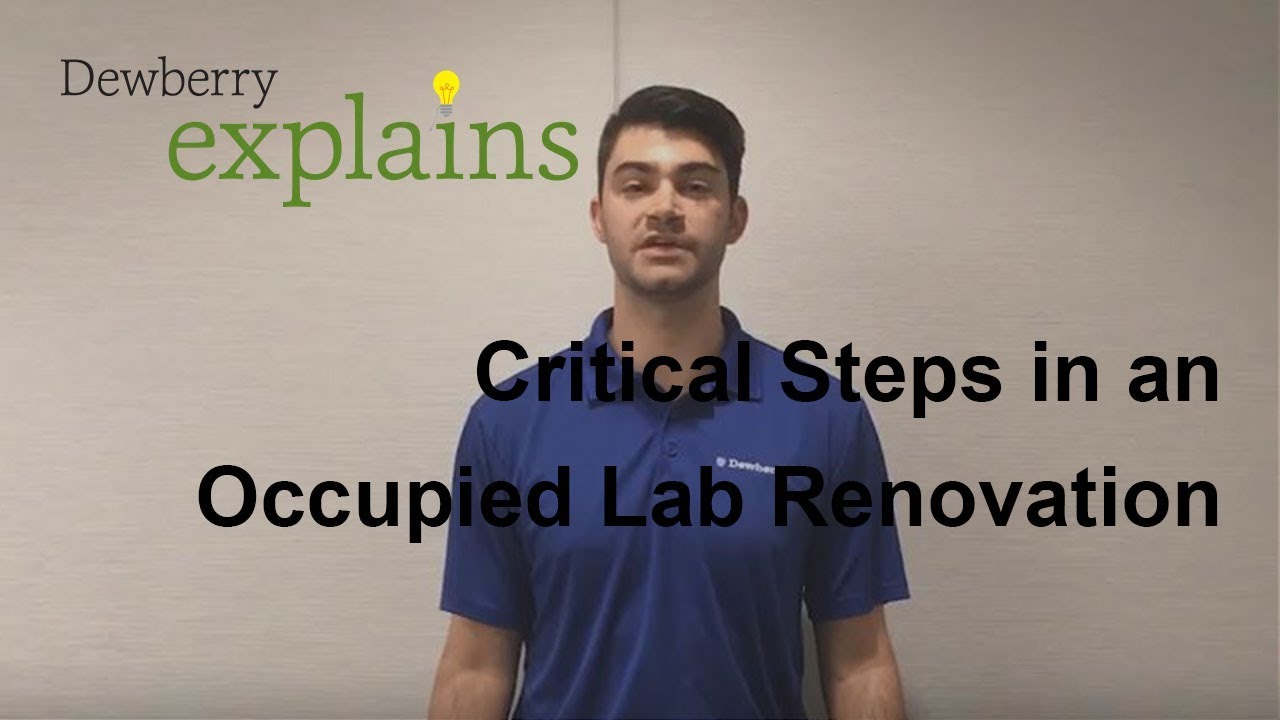 Critical Steps in Occupied Lab Rennovation