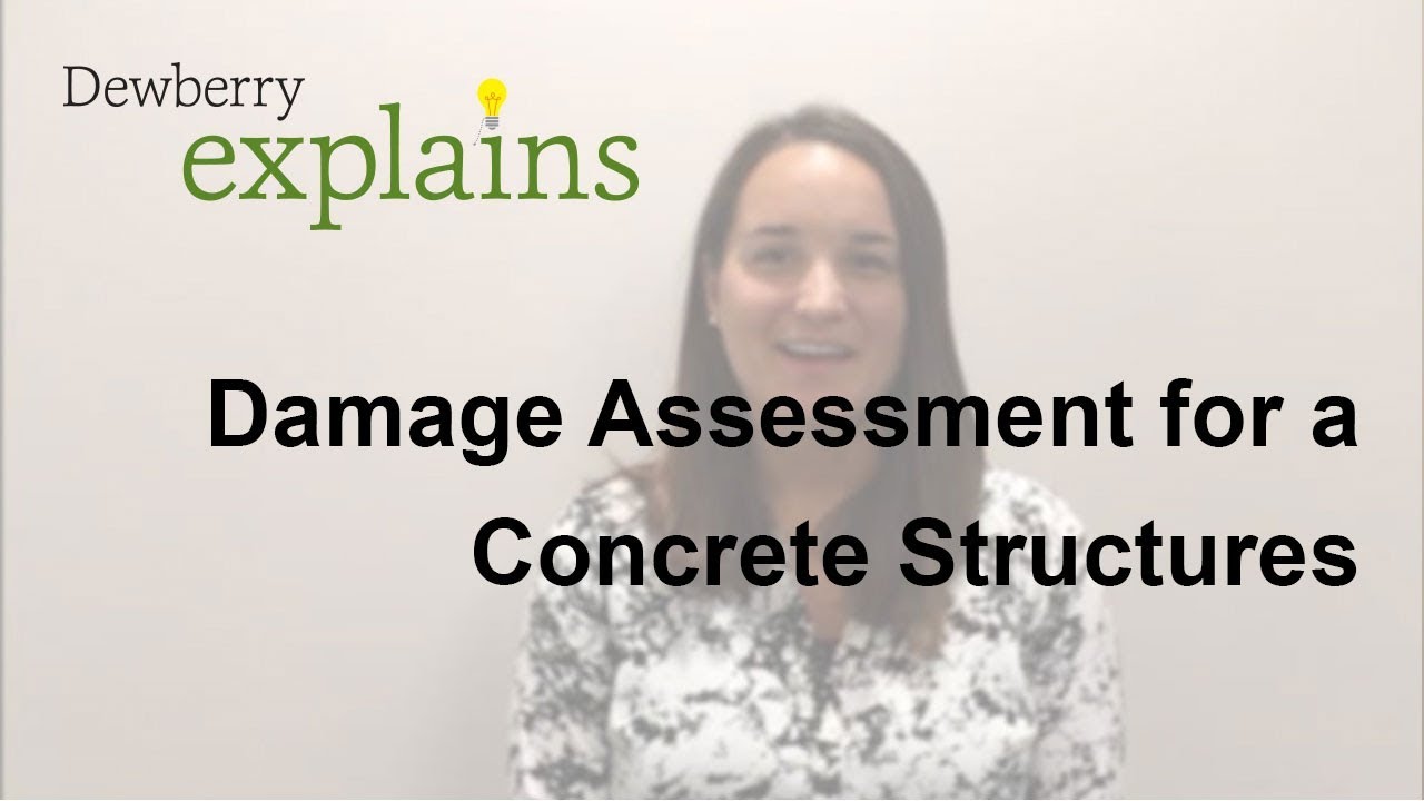 Damage Assessment for a concrete Structure