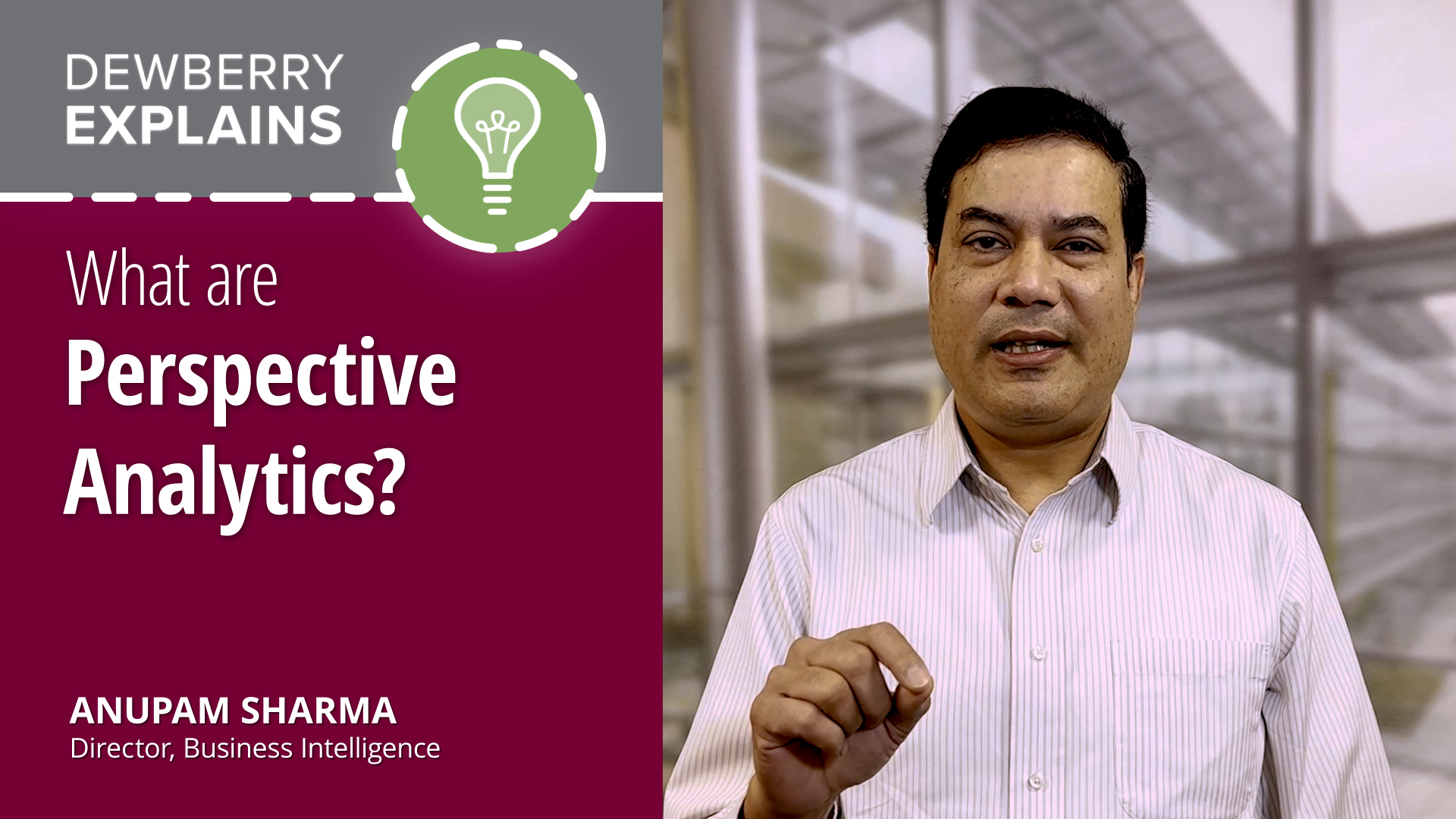 Dewberry Explains: What are Perspective Analytics
