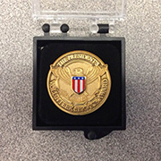 Dewberry's PVSA Gold Medal. Photo courtesy of Dewberry.