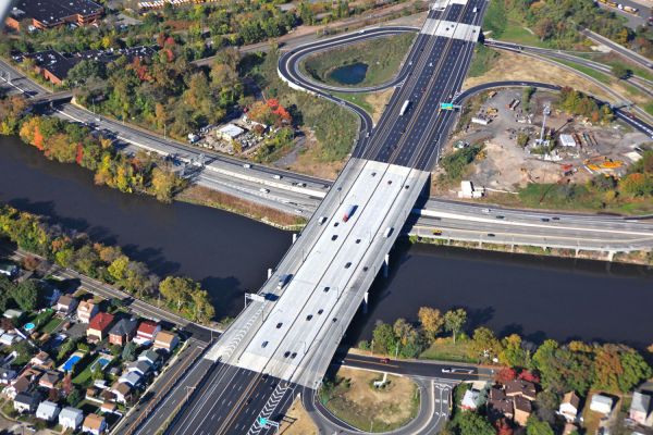 Route 3 Over Passaic River. Photo by Roger Swingle, courtesy of Dewberry