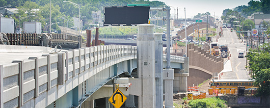 Route 3 over Passaic River. Photo by Dave Huh, courtesy of Dewberry.