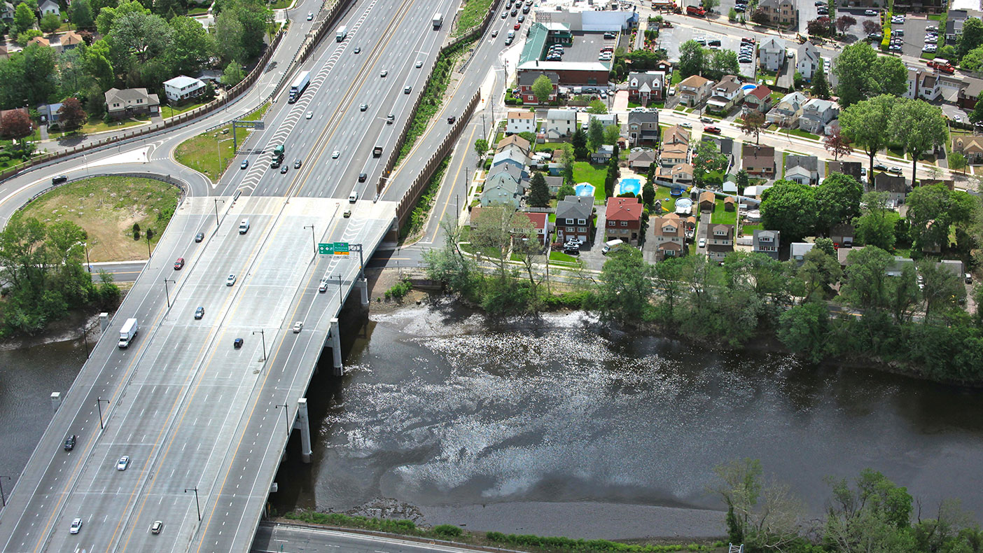 The bridge now serves the neighboring communities while keeping the natural beauty of the area intact. We also used new technology to  save NJ DOT $1.4 million over traditional alternatives for sewer strengthening.