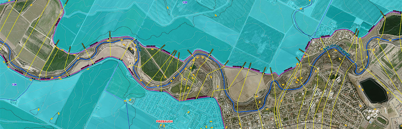 As part of the Central Valley floodplain evaluation and delineation project, we gathered and processed more than 2,500-square-miles of aerial topographic data in the form of LiDAR and ortho-photographs.
