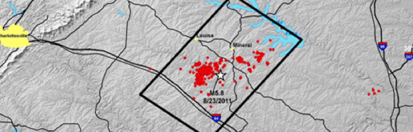 With our LiDAR data, USGS geologists were able to map earthquake faults not visible when walking on the terrain in central Virginia, including areas surrounding the North Anna Nuclear Power Plant.