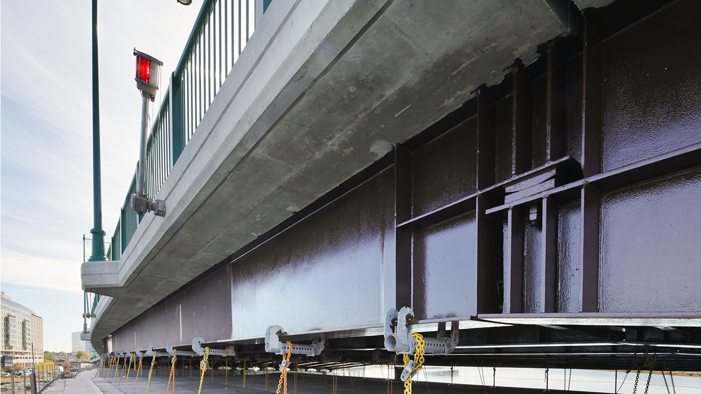 Steel repairs restored areas of local deterioration to like-new conditions, and allowed for complete reuse of the superstructure girders.