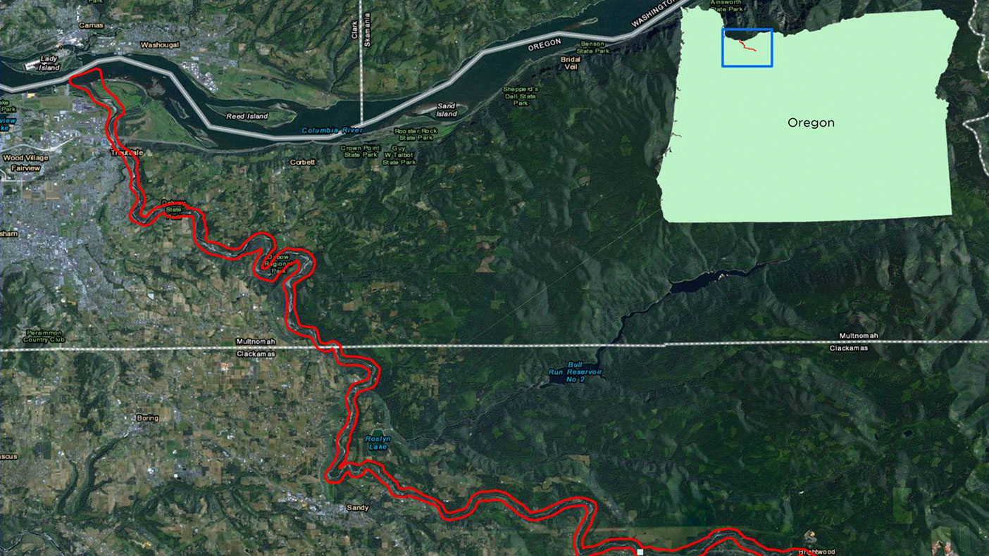 As proved in the Sandy River pilot project, the Riegl VQ820G LiDAR sensor, along with the DLP, can provide seamless topography across the land-water interface at very high spatial resolutions—five to six points per square meter.
