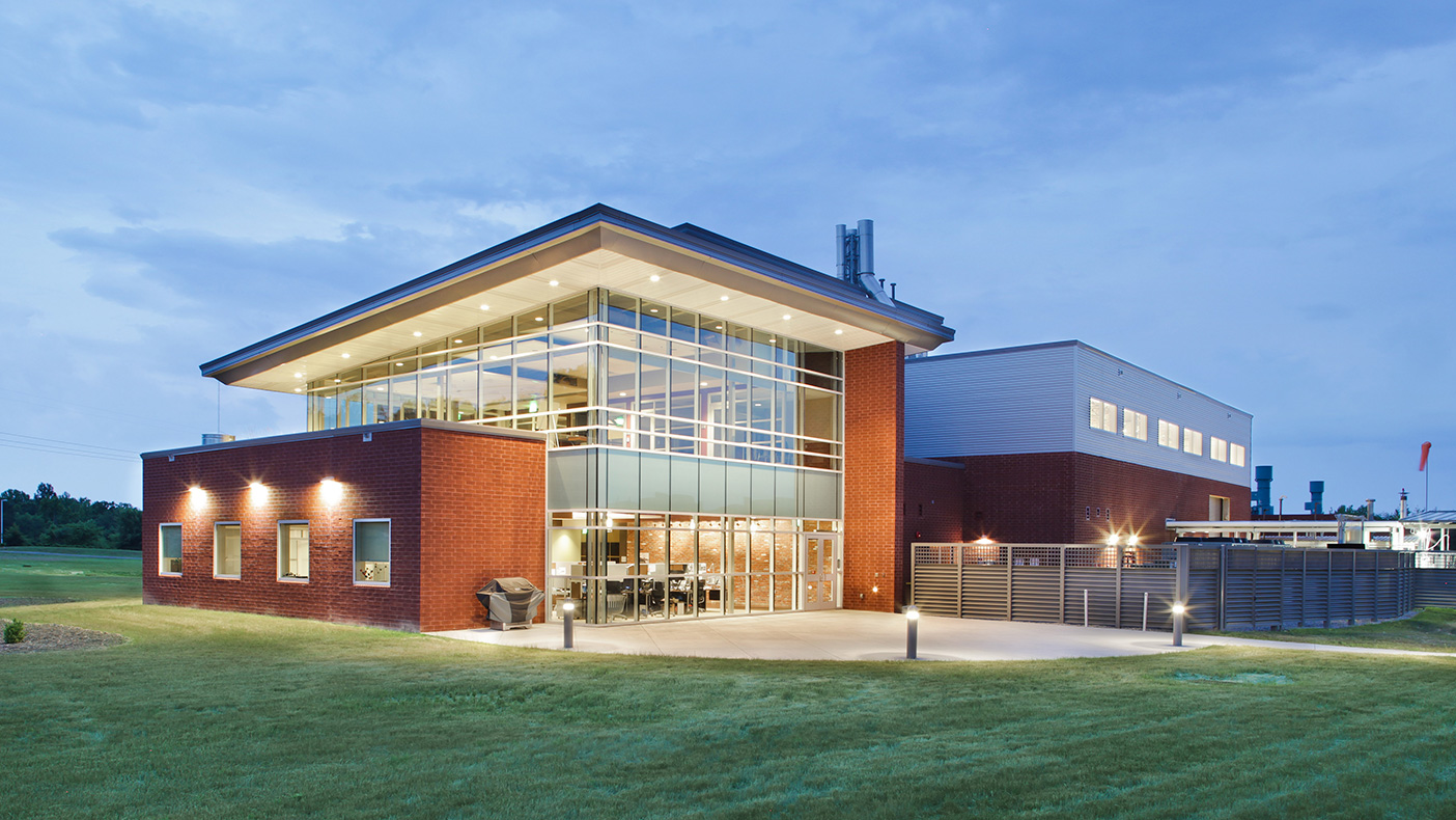 The roof features a 13.7 kw photovoltaic array for solar energy, funded in part by the City of Danville. The city, along with the American Public Power Association, also funded the installation of LED lighting in the building’s public spaces.